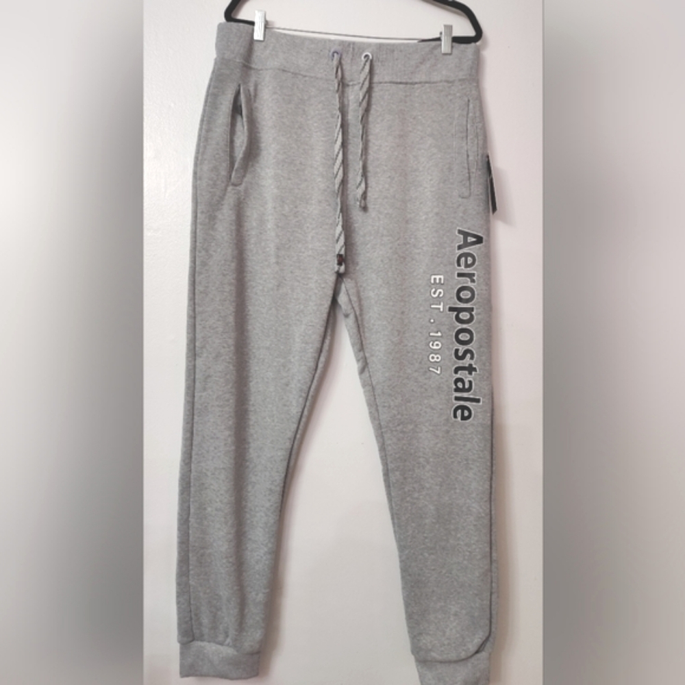 Aeropostale STILE #AFJ01948BLX JOGGER PANTS MEN'S SIZE 2XL AND‎ 3XL IN GREY NET